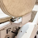 Espaldar ajustable de silla salvaescaleras para trayectos curvos - Smart Motion S.A.S.